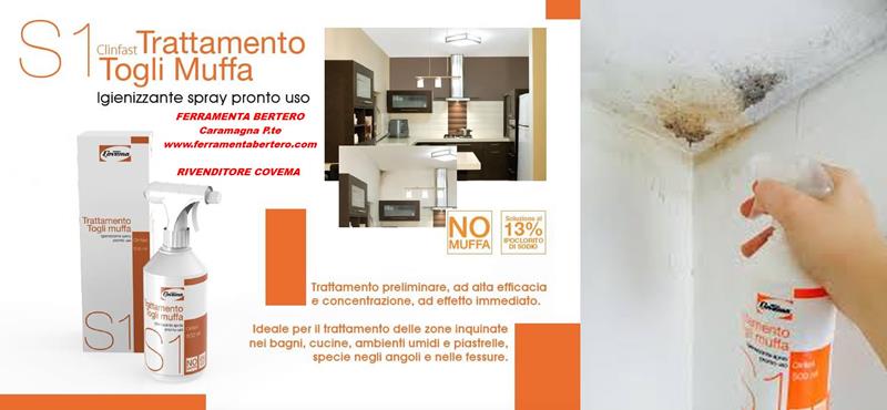 S1 ANTIMUFFA ANTI MUFFA TOGLI MUFFA CLINFAST COVEMA 